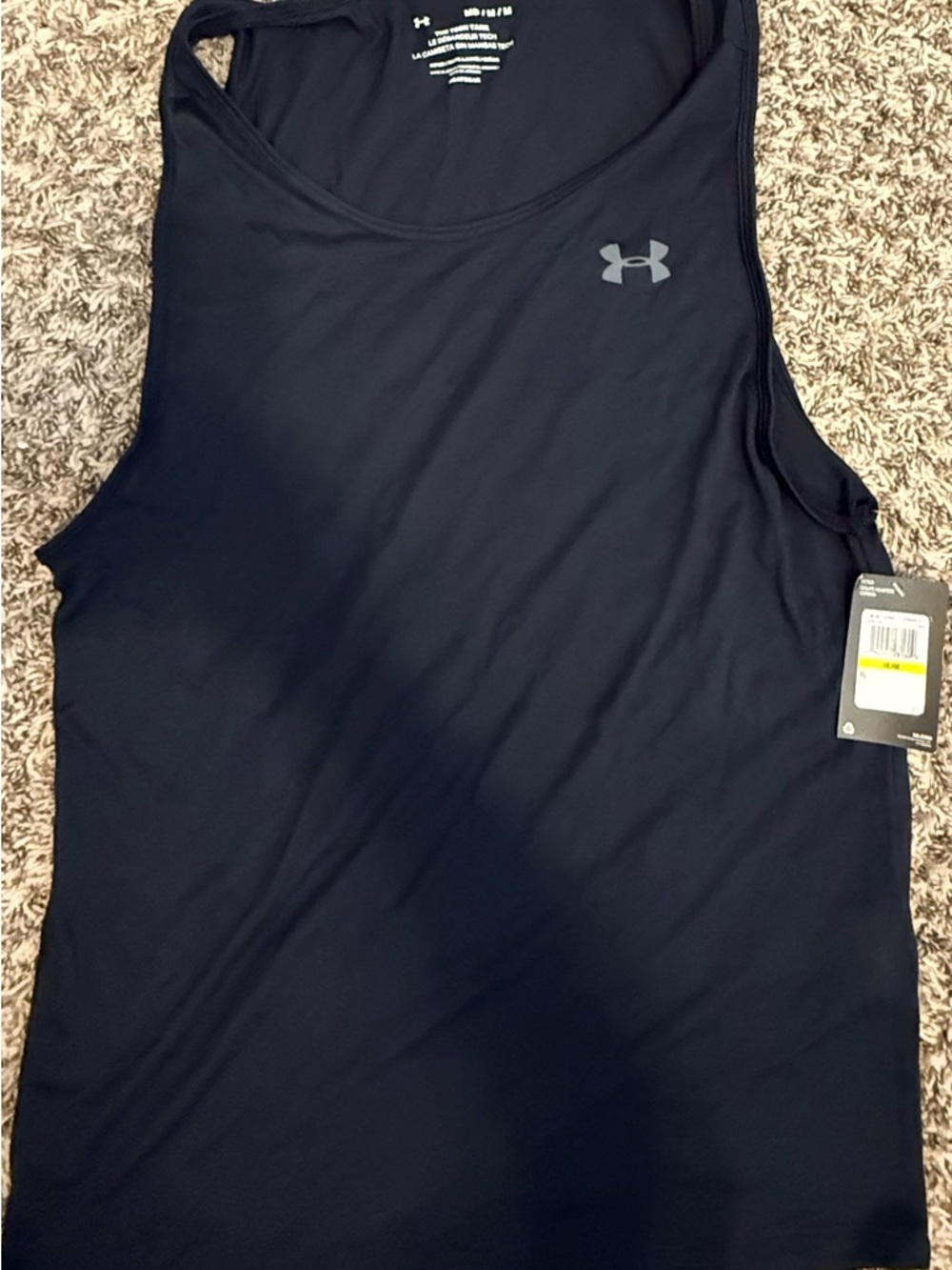 Under Armour Black Women's Performance Tank Top with Grey Logo